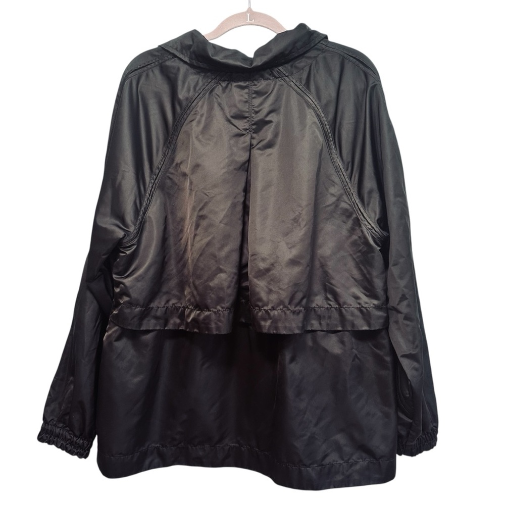 Athleta Escape black lightweight cinched long jacket, size XL - Picture 4 of 13